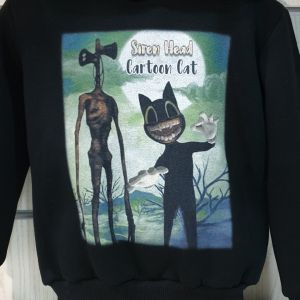 Детски суитшърт SIREN HEAD CARTOON CAT