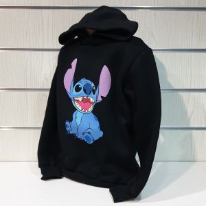 Детски суитшърт Стич (Stitch) в черен цвят