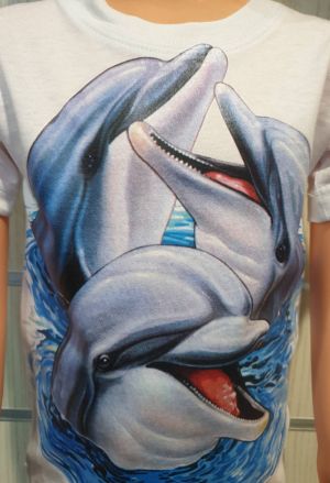 Детска тениска с Три Делфина