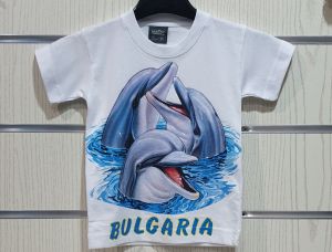 Детска тениска с Три Делфина