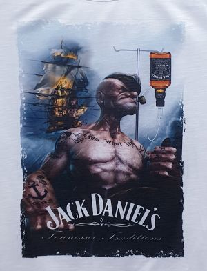 Детска тениска Попай Моряка - Jack Daniel's
