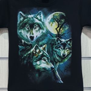 Детска тениска Три вълка, Серия вълци