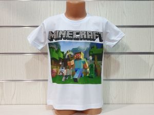 Детска тениска MINECRAFT (Майнкрафт)