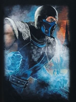 Детска тениска с героя от Mortal Kombat - Sub Zero (Суб Зиро), MK