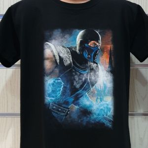 Детска тениска с героя от Mortal Kombat - Sub Zero (Суб Зиро), MK