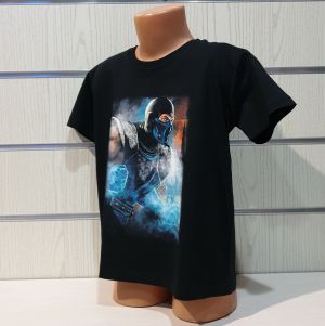 Детска тениска с героя от Mortal Kombat - Sub Zero (Суб Зиро), MK