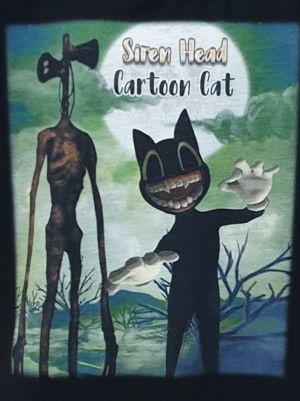 Детска тениска SIREN HEAD CARTOON CAT