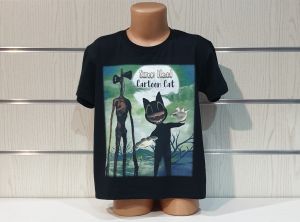 Детска тениска SIREN HEAD CARTOON CAT