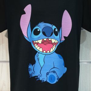 Детска тениска Стич (Stitch) в черен цвят