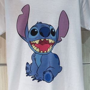 Детска тениска Стич (Stitch) в бял цвят