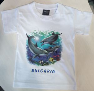 Детска тениска Делфини - Морско Дъно