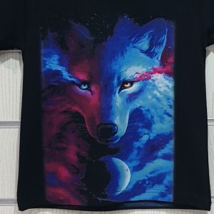 Детска тениска Вълк - GALAXY WOLF, Серия вълци