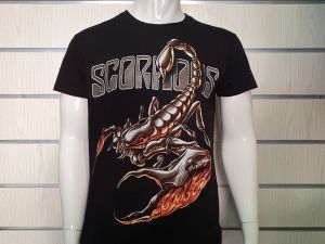 Детска тениска на музикалната група SCORPIONS, С Гръб