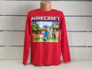Детска блуза с дълъг ръкав MINECRAFT (Майнкрафт)