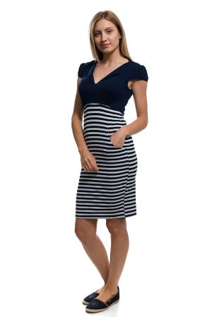 Дамска елегантна моряшка рокля