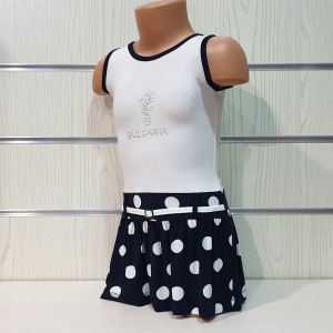 Детска Моряшка Рокля на Точки