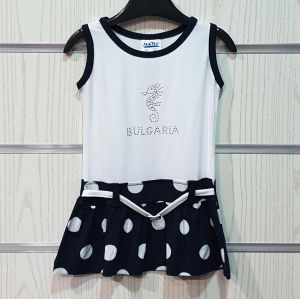 Детска Моряшка Рокля на Точки